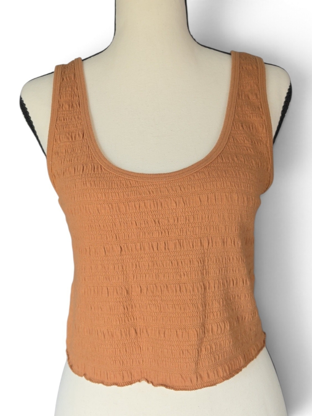 American Eagle Rust Crop Top-Size Large